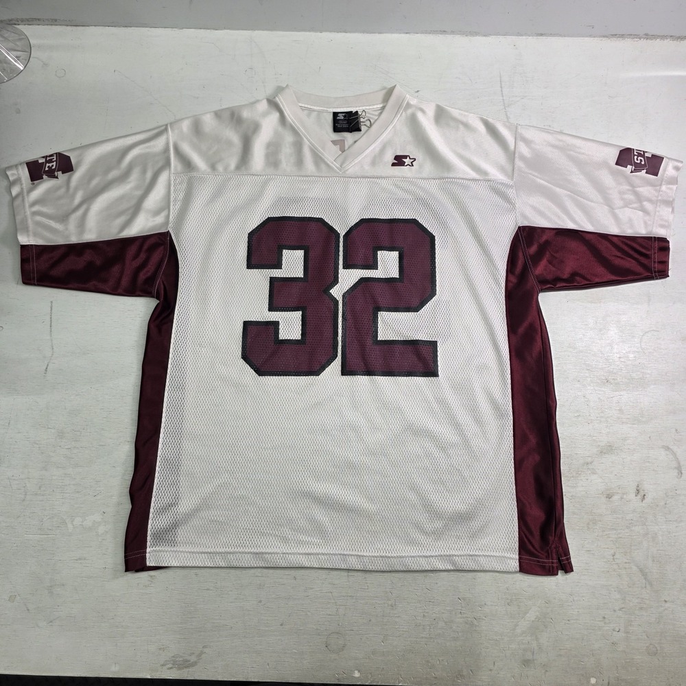 Mississippi State Bulldogs Vintage Starter Mesh Football Jersey #32 Men's XL EUC